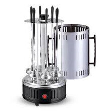 Barbacoa eléctrica LUX, 1000 W, 6 brochetas, H 40 cm, Ø 19 cm