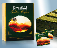 Bolsitas de té negro Greenfield Golden Ceylon (100 x 2 g)