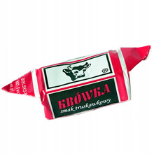 Caramelos con sabor a fresa "Korovka"