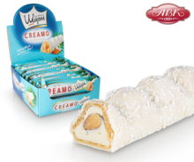 Caramelos de oblea rellenos de crema y almendras, 29 gramos por pieza (16 uds)