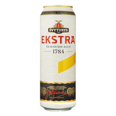 Cerveza Extra Light SVYTURUS 5,2% 0,568L
