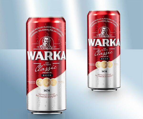 Cerveza Varka en lata, 5,2%, 500 ml