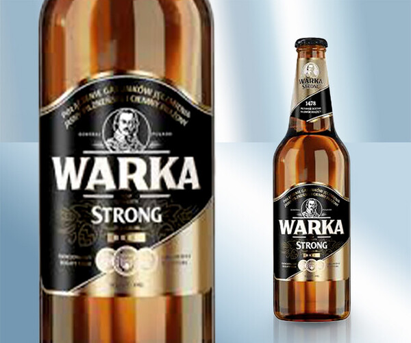 Cerveza "Varka Fuerte", 6,3%, 500 ml