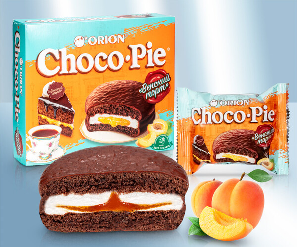 Choco Pie Albaricoque 360g