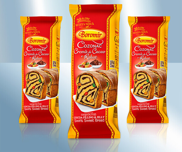 Cozonac cacao/rahat 500g