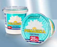 Crema agria "Romashka "25% 180g.