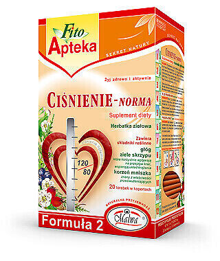 HERBATA FITO APTEKA CISNIENIE NORMA 20*2G MALWA