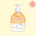 Jabón líquido para bebé Uti-Puti con extracto de plátano y caléndula, en envase de polímero, 300 g