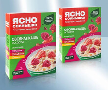 Kasha avena, fresa, framb. pasas