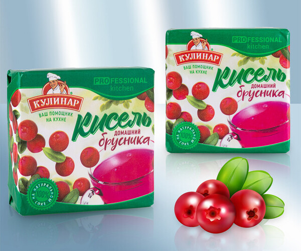 Kissel con sabor a arándano 220 gr