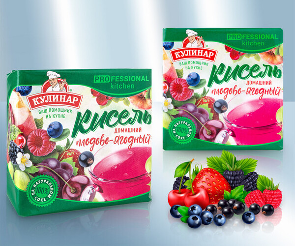 Kissel con sabor a frutas 220 gr