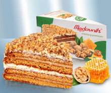 Medovik con nueces 145g