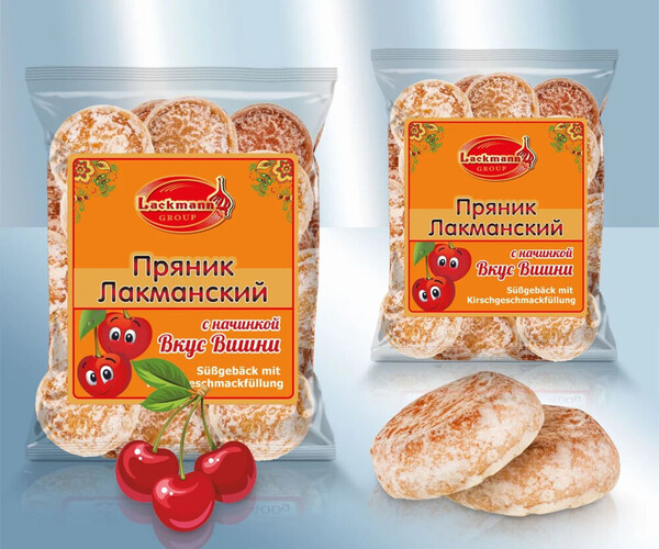 Pan de jengibre con relleno de cereza 300 gr