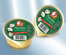 Pate pollo/champ 131g