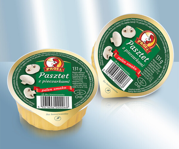 Pate pollo/champ 131g