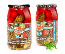 Pepinos y tomates cherry "M-3", 900 ml