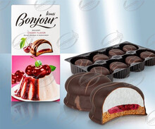 Postre Bonjour con sabor a cereza 232 gr