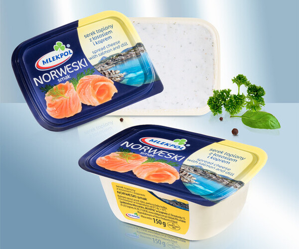 Queso fundido noruego salmón eneldo 150g