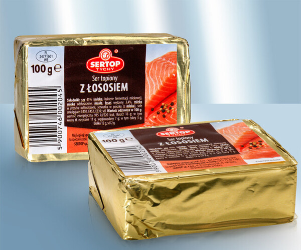 Queso Gouda salmón 100g