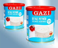 Queso leche vaca Gazi 45% 750g