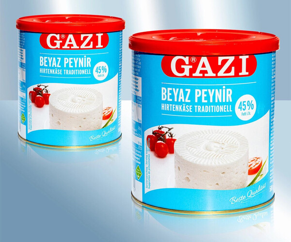 Queso leche vaca Gazi 45% 750g