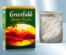 Té negro de Ceilán Té dorado de Ceilán envasado 100g