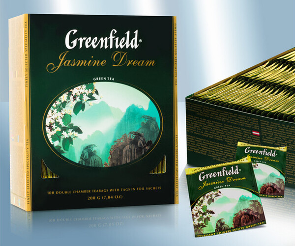 Té verde Greenfield Jasmine Dream en bolsitas (100x2g)