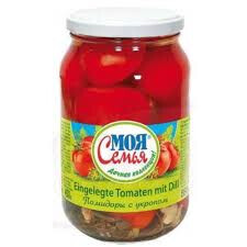 Tomates con eneldo "Mi Familia", 880 g