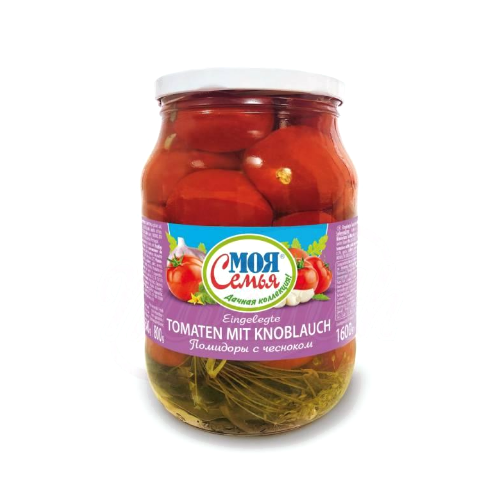 Tomates marinados con ajo, 1600g