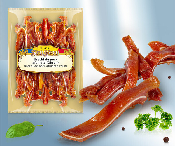 Urechi de pork afumate 250 gr