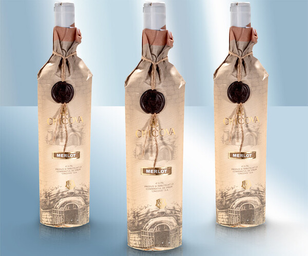 Vino Cricova Merlot Papirus seco 0,75 l