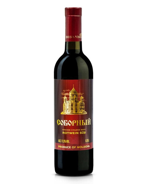 Vino tinto dulce "Kagor Soborny" 11,5 % 750 ml