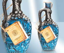 Vino tinto "Valle de Alazani", semiseco, 11,5%, 750 ml