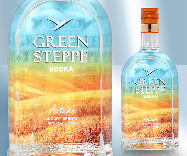 Vodka Green Steppe 40% 0,5l