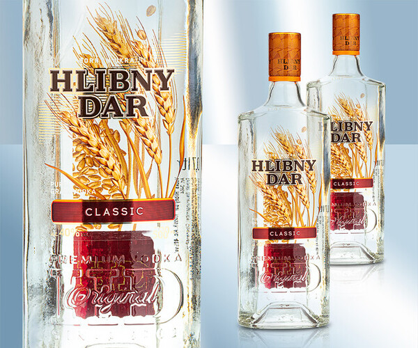 Vodka Hlebny Dar 40% 0,5l