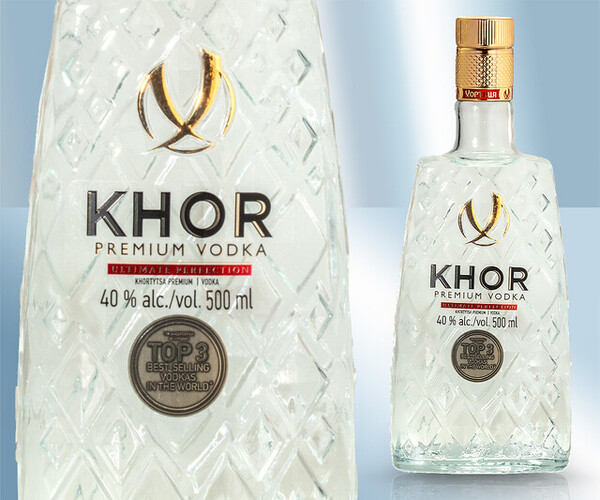 Vodka KHOR  40 % 0,5l
