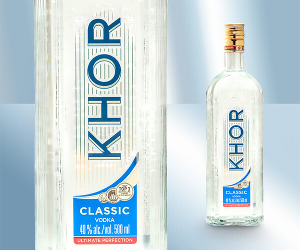 Vodka KHOR  Classic 40 % 0,5l