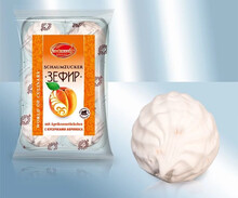 Zefir de albaricoque soleado con trozos de albaricoque 310gr